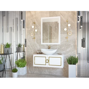 Зеркало Brevita Steffany 80 (белое)