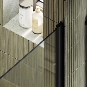 Душевая дверь в нишу Maybah Glass на монопетле 80х198 MGD-808-6 Сатин