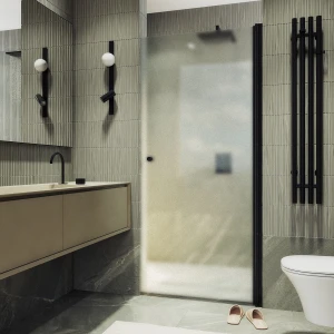 Душевая дверь в нишу Maybah Glass на монопетле 80х198 MGD-808-6 Сатин