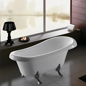 Акриловая ванна Cerutti Spa CLASSIC 150 157x77 хром CT9323