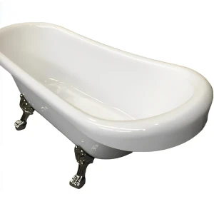 Акриловая ванна Cerutti Spa CLASSIC 150 157x77 хром CT9323