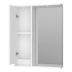 Зеркальный шкаф Brevita Balaton 65 левый (белый)