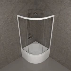 Душевой уголок Triton Ультра Б 90х90 стекло прозрачное