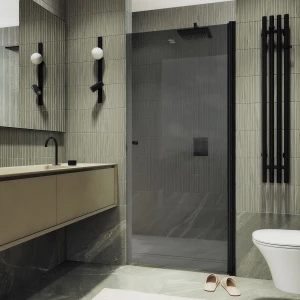 Душевая дверь в нишу Maybah Glass на монопетле 80х198 MGD-806-6 Графит