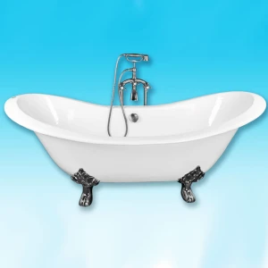 Чугунная ванна Elegansa Taiss Chrome 180х80