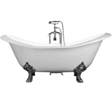 Чугунная ванна Elegansa Taiss Chrome 180х80
