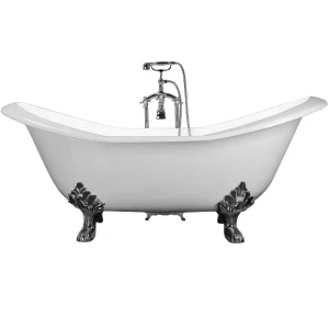 Чугунная ванна Elegansa Taiss Chrome 180х80