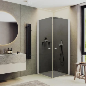 Душевой уголок Maybah Glass на монопетлях 80х80 MGY-1296-1 Графит