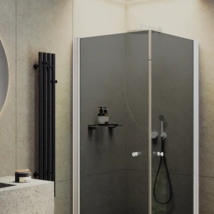 Душевой уголок Maybah Glass на монопетлях 80х80 MGY-1296-1 Графит