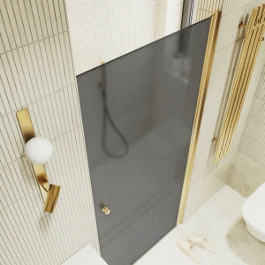 Душевая дверь в нишу Maybah Glass на монопетле 80х198 MGD-807-3 Графит матовый