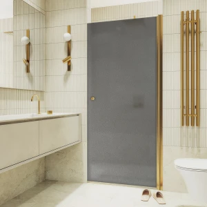 Душевая дверь в нишу Maybah Glass на монопетле 80х198 MGD-807-3 Графит матовый