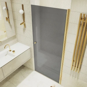 Душевая дверь в нишу Maybah Glass на монопетле 80х198 MGD-807-3 Графит матовый