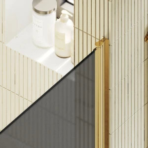 Душевая дверь в нишу Maybah Glass на монопетле 80х198 MGD-807-3 Графит матовый