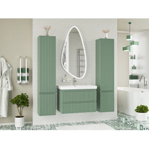 Тумба под раковину Brevita Victory 80 подвесная (зеленая)