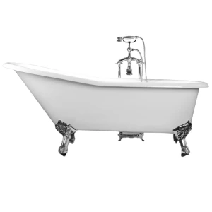 Чугунная ванна Elegansa Schale Chrome 170х75