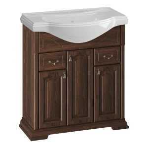 Тумба под раковину Opadiris Риспекто 80, цвет орех антикварный