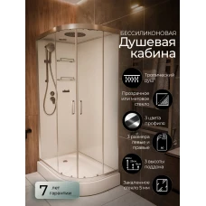 Душевая кабина Frank F418L Brilliant 100x80