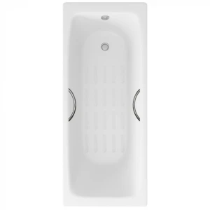 Ванна чугунная Delice Biove 170х75 с ручками и антискользящим покрытием DLR220509R-AS