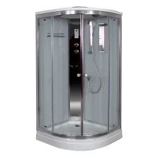 Душевая кабина Timo Comfort T-8809 Clean Glass 90х90х220+турецкая баня хамам+стульчик прозрачный