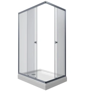 Душевой уголок Triton Вента-Хром 120х80 стекло прозрачное
