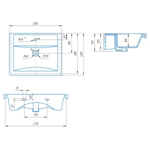 Раковина Kirovit Фостер 50
