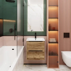 Тумба под раковину La Fenice Tesoro Galifaks 60 табак