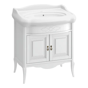 Тумба под раковину Opadiris Лоренцо 80, цвет белый матовый