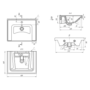 Раковина Dreja Grace 60