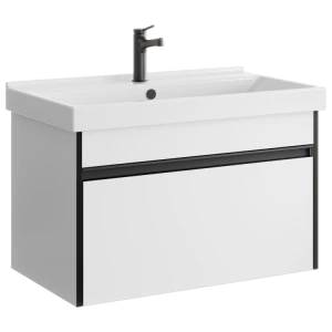 Подвесная тумба под раковину Aqwella Urban 80 белый