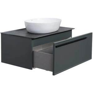 Тумба под раковину La Fenice Elba Grigio 80 серо-зелёная