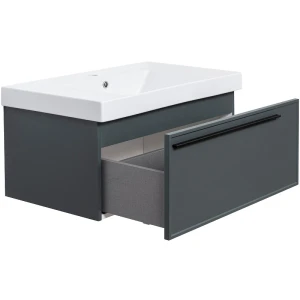 Тумба под раковину La Fenice Elba Grigio 80 серо-зелёная