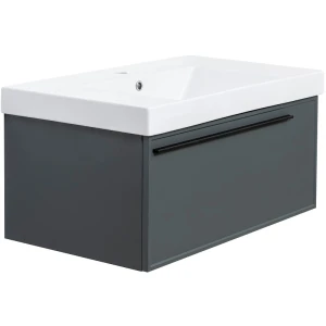 Тумба под раковину La Fenice Elba Grigio 80 серо-зелёная