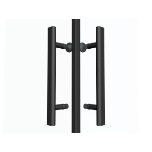 Душевая кабина Timo Premium ILMA Black 909 с крышей, хамам и стульчиком 90х90х222