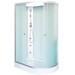 Душевая кабина DTO LM902LNGM 120х80 без крыши, с гидромассажем
