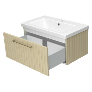 Тумба под раковину Brevita Alicante 80 подвесная (капучино)
