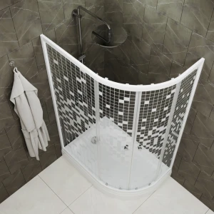 Душевое ограждение Triton Коралл А 120х80 L/R без поддона