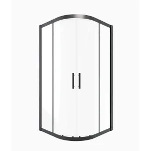 Душевой уголок Timo TPSS-90/03C-8 90x90, профиль черный, стекло прозрачное 8 мм