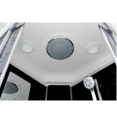Душевая кабина AvaCan BM 4510 black с LED-подсветкой и гидромассажем 100x100