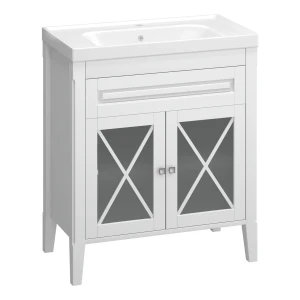 Тумба под раковину Opadiris Палермо 80, цвет белый матовый