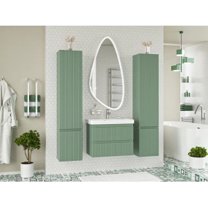 Тумба под раковину Brevita Victory 70 подвесная (зеленая)