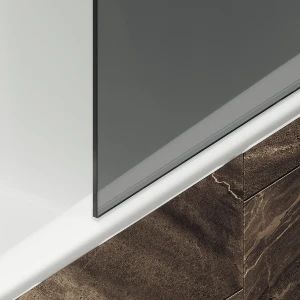 Шторка на ванну Maybah Glass в широком профиле 30х140 MGV-252-5ш Графит