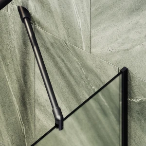 Шторка на ванну Maybah Glass в узком профиле 34х140 MGV-130-6у Сатин