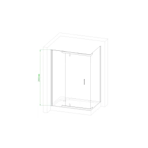 Душевой уголок Royal Bath RB HPVD-T 80х80х200 (прозрачное)