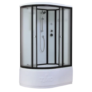 Душевая кабина Timo Standart T-6620 Black Fabric R 120х85х220, турецкая баня хамам