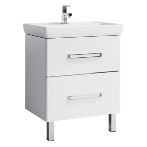 Тумба под раковину Aqwella Neo 80 с двумя ящиками, белый