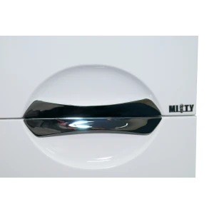 Шкаф пенал Misty Орхидея 35 с бельевой корзиной левый