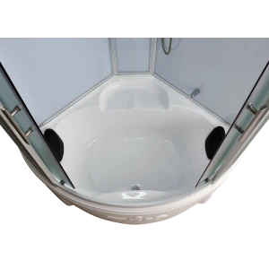 Душевая кабина Timo Standart Т-6655 Silver F 150х150х220, турецкая баня хамам