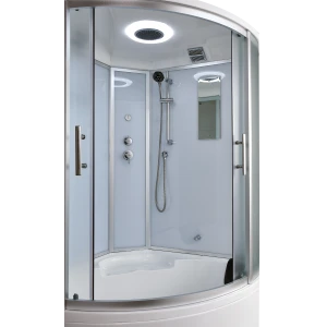 Душевая кабина Timo Standart Т-6655 Silver F 150х150х220, турецкая баня хамам