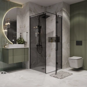 Душевое ограждение Niagara Nova NG-2831-34BLACK 90х90