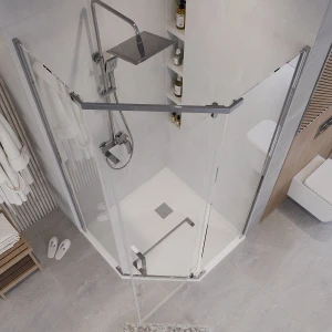 Душевой уголок Grossman Pragma 302.K33.03.1010.10.00 100х100 хром